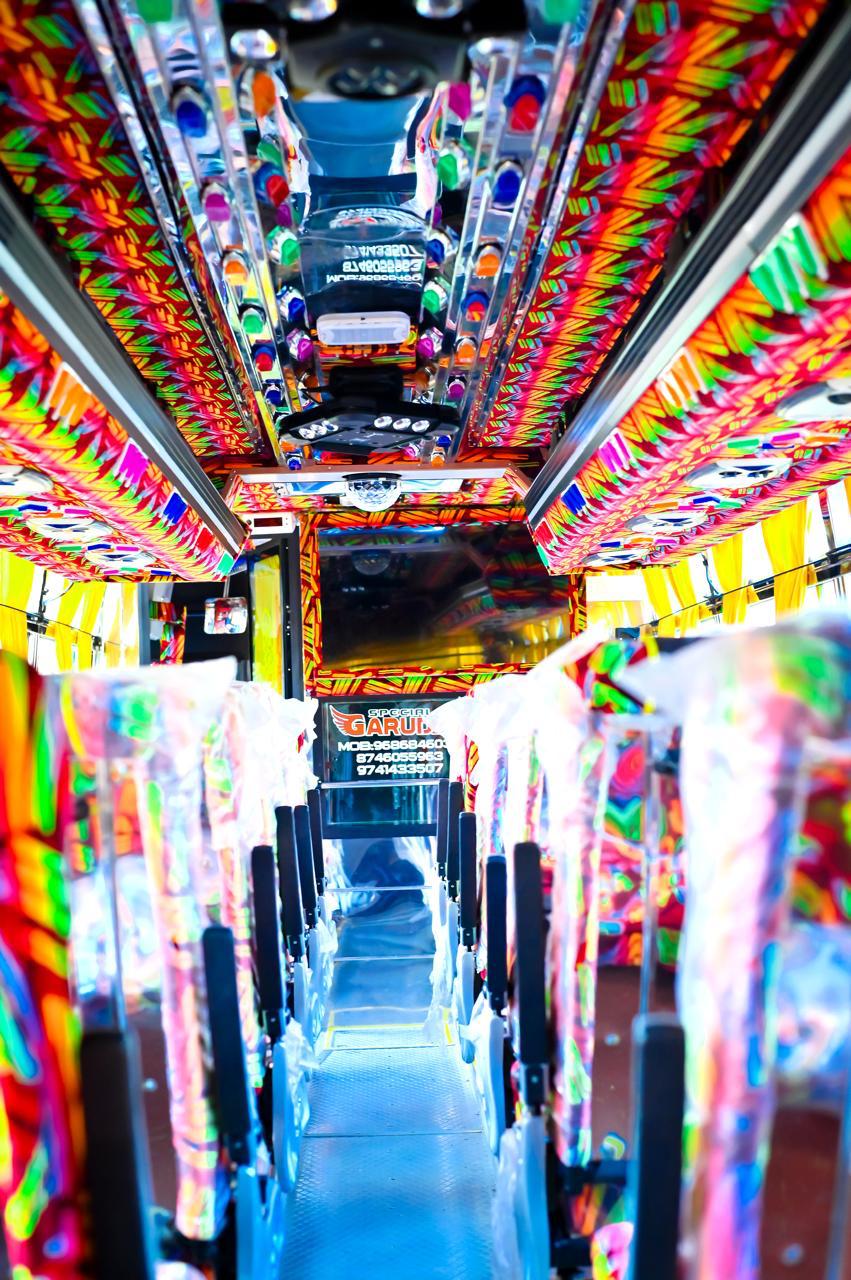 35 Seater Special Bus Interior